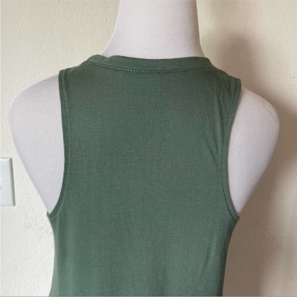 MARGARITAS MADE ME DO IT Tank Top Green Small - Picture 3 of 5